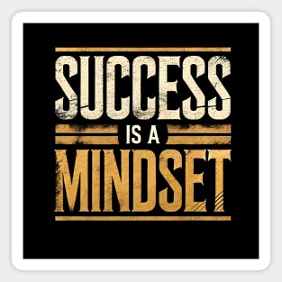 Success is a Mindset, Motivational Quote Magnet